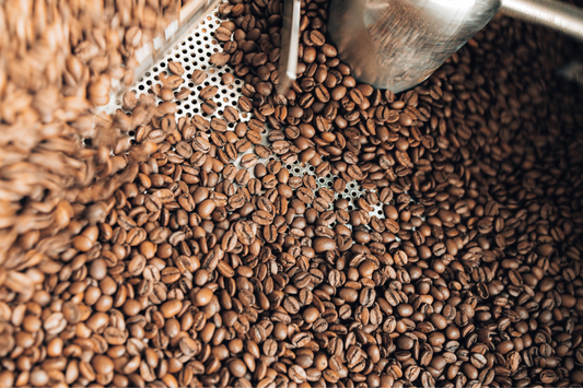 How does air roasting affect coffee flavour?